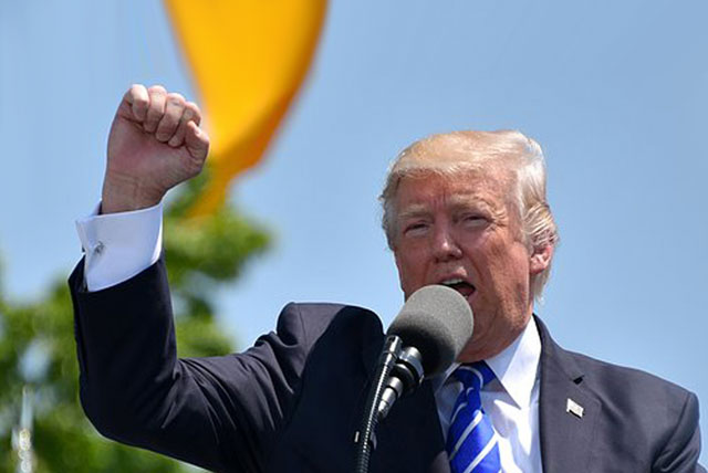 Shout loudly and wave a big stick!